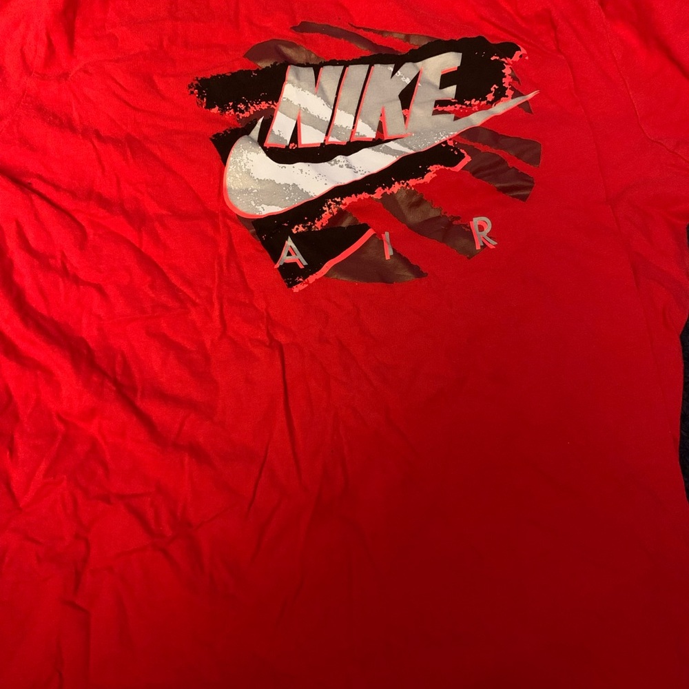 Red air Nike shirt